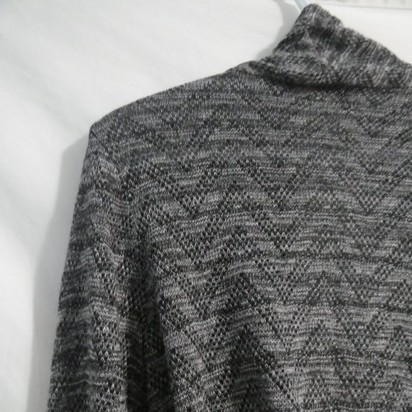 GEORGE | medium | Chevron Salt and Pepper Tie Waist Cardigan | GUC - Picture 10 of 16